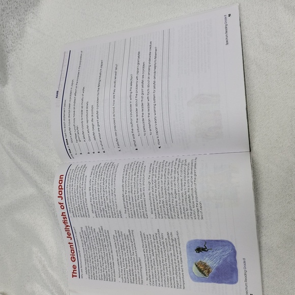 3/$10 Spectrum Reading Grade 8, Textbook - Picture 11 of 13